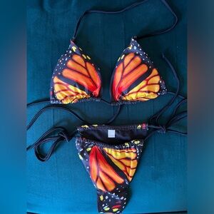 Monarch Butterfly Triangle Bikini Set